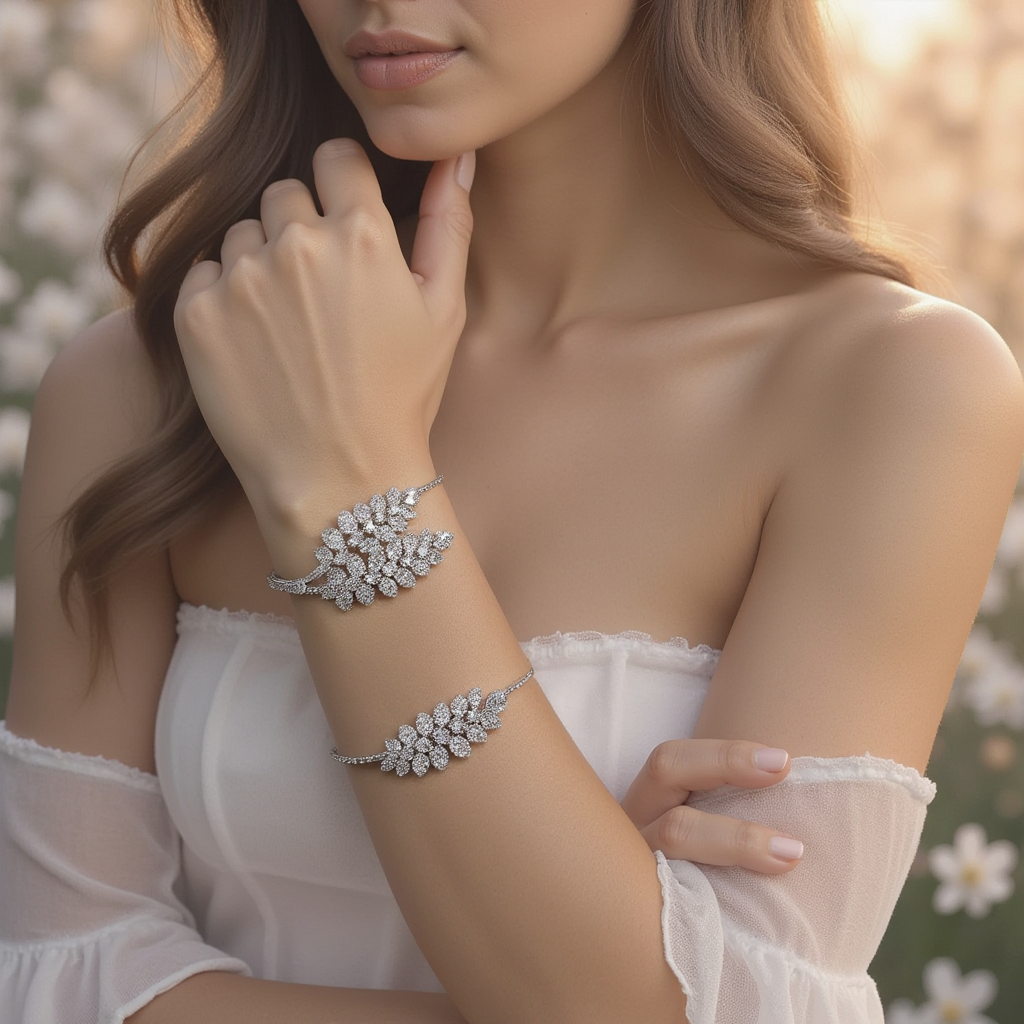 Celestial Leaf Cuff by TIARA