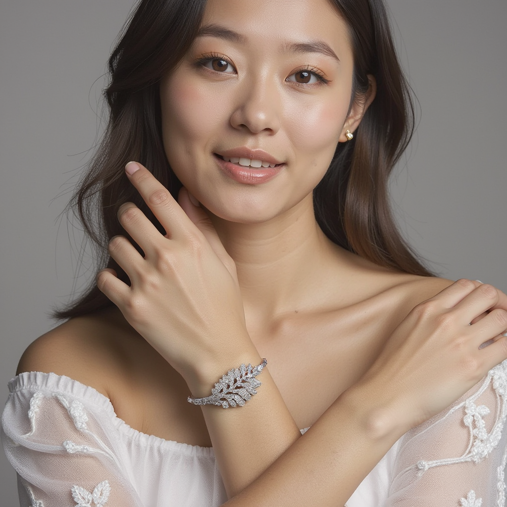 Celestial Leaf Cuff by TIARA