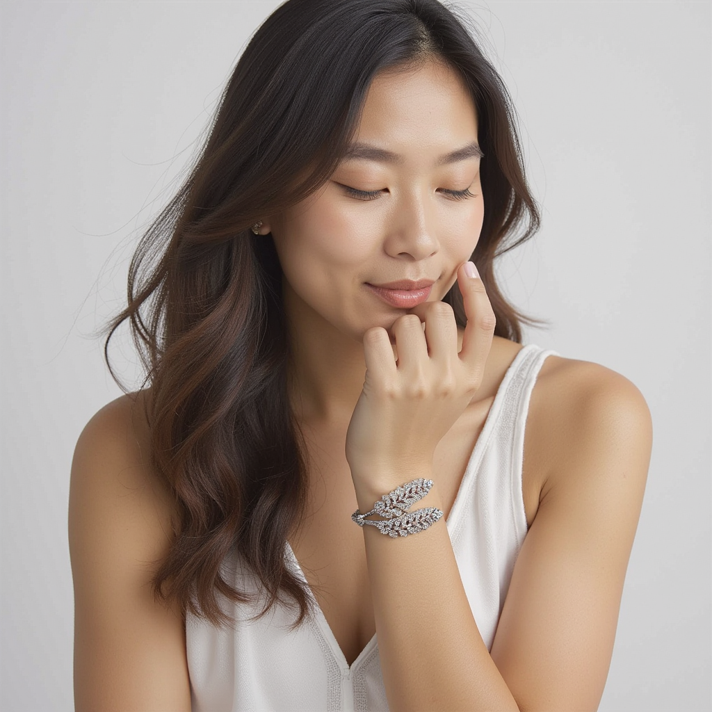 Celestial Leaf Cuff by TIARA