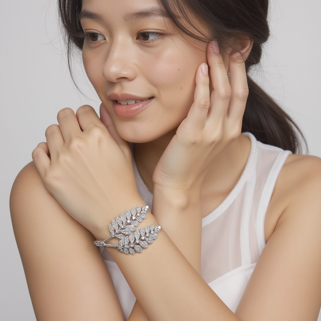 Celestial Leaf Cuff by TIARA